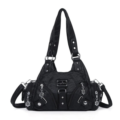 Women Handbags Rose Soft Tote Bag Small Top-handle Purse Fashion Satchel Multi-Pockets Shoulder Bag Hobos Phone Pack