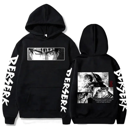 Hoodies, men's and women's printed long sleeved streetwear, Japanese hoodies, fleece loose and soft clothing
