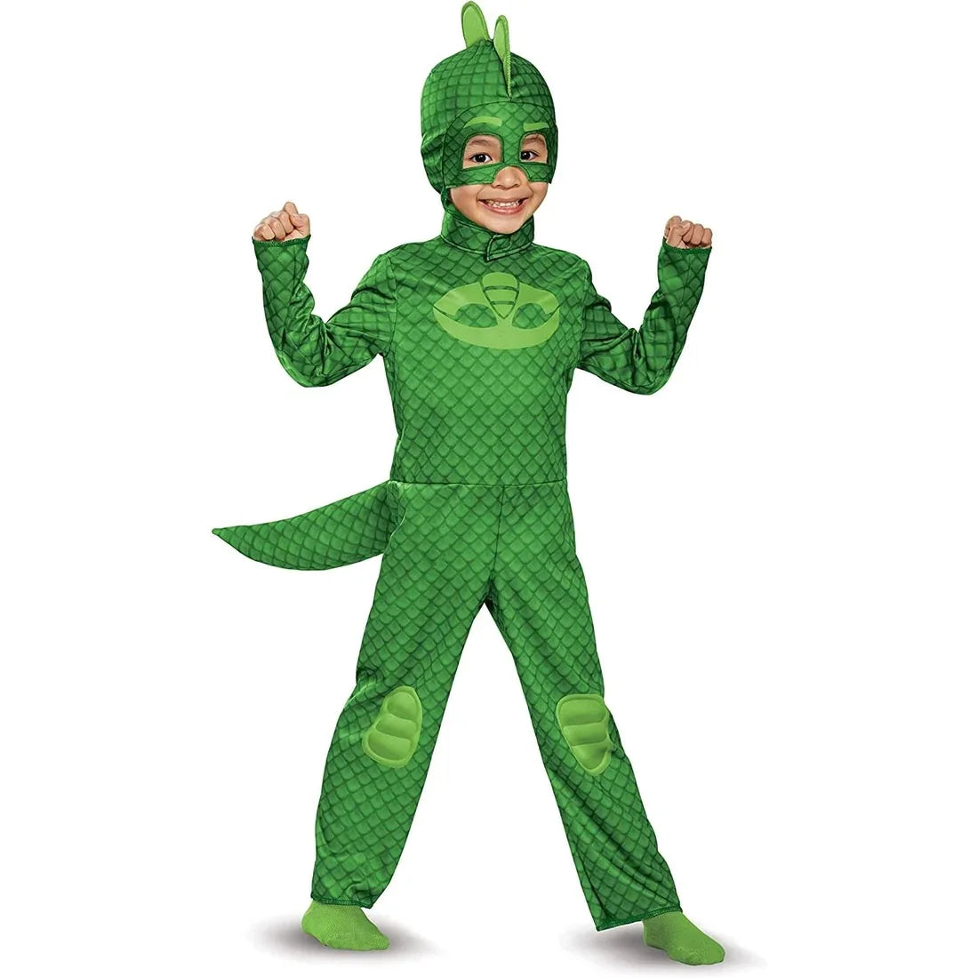 Unisex Girls Super Owl Hero tuta Fancy Dress Cosplay Cat Boys Gecko Animail Costume di Halloween Jumpsuit