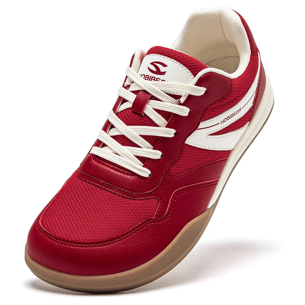 Men's Wide Width Shoes Barefoot Lace Up Sneakers Lightweight Flexible Casual Walking Shoes for Unisex