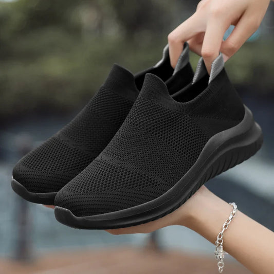 Calçados Unissex Masculino Feminino Casuais de Sola Macia Slip-On Tênis Masculino Feminino para Corrida Sapatos Femininos Leves Mocassins Calçados Masculinos para Caminhada