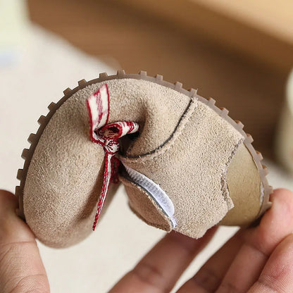 New Summer Kids Baotou Sandals 23-34 Size Sweet Checkered Bow Girls Princess Shoes Soft Sole Children Nude Shoes