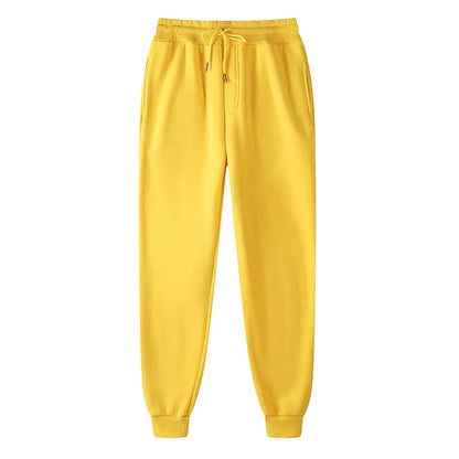 Men's women's Oversize Fleece Sweatpants Casual Drawstring Jogger Trousers with Pockets for Gym Workout Running Sport Long Pants
