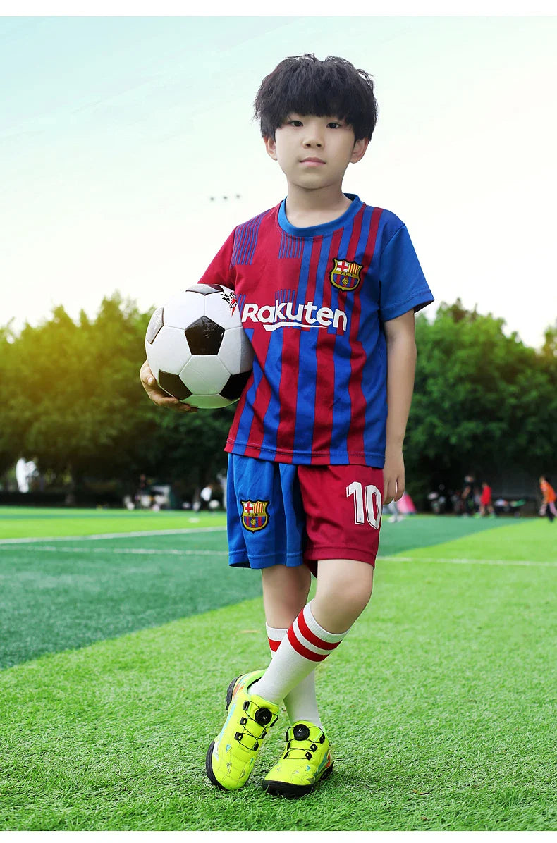 Children's Soccer Shoes Kids Sneakers Non-slip Boys Girls Football Boots Outdoor Ultralight Soccer Trainers Leather Futsal Shoes