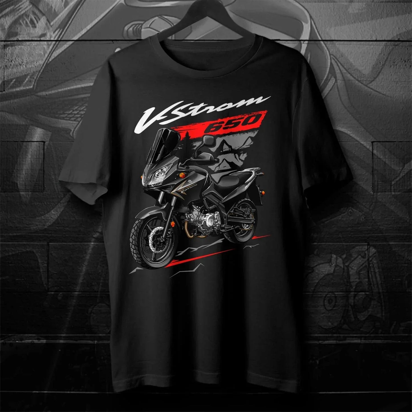 Classic Japanese 2004-2011 Models V-Strom 650 Motorcycle T-Shirt 100% Cotton O-Neck Short Sleeve Summer Casual Mens T-shirt