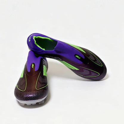 2555 High Quality Mens Soccer Shoes SLIP-ON Non-Slip Turf Soccer Cleats Boys TF/FG Training Football Boots Chuteira Campo F50