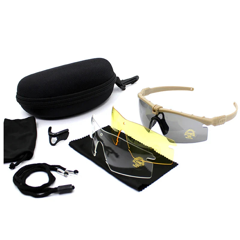 Military Tactical Glasses UV400 Protective Glasses