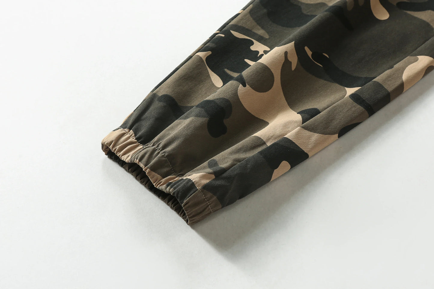 Men's  Camouflage Cargo Pants Sweatpants Outdoor Bunched Long Trousers  Casual Autumn Multi-Pocket Durable Workwear Male Trouser