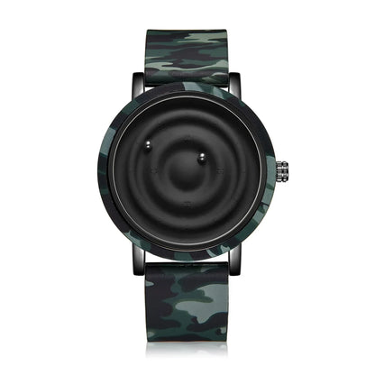 Personalized fashionable floating magnetic pointer free ball bearing creative simple waterproof quartz watch student women men