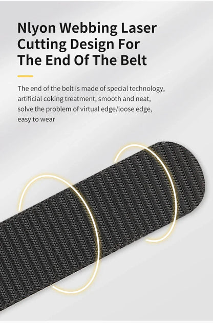 Men's And Women's Toothless Automatic Buckle Belt Military TrainingCanvas Belt New Metal Buckle Young Students' Versatile Belt T