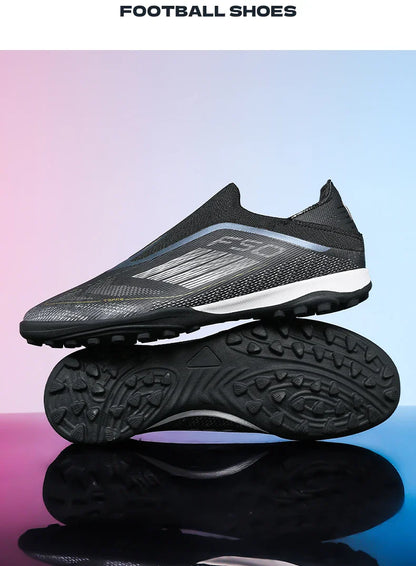 New Men Football Boots Sneakers Soccer Shoes Cleats Long Spikes Ultralight Match Breathable Indoor TF Training Drop Shipping