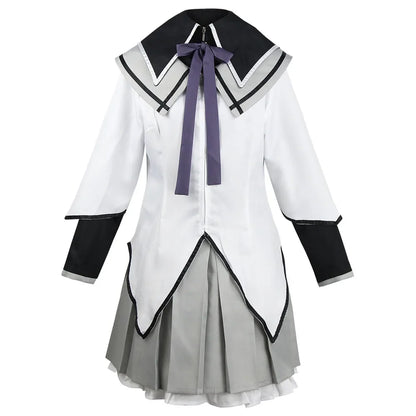 Anime Akemi Homura Cosplay Costume Fighting Uniform Stockings  Akemi Homura Outfits