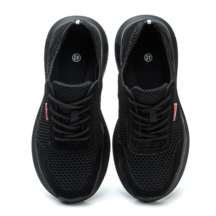 Breathable Men Work Shoes Summer Safety Shoes Lightweight Protective Sneakers Safety Steel Toe Shoes Men Puncture-Proof boots