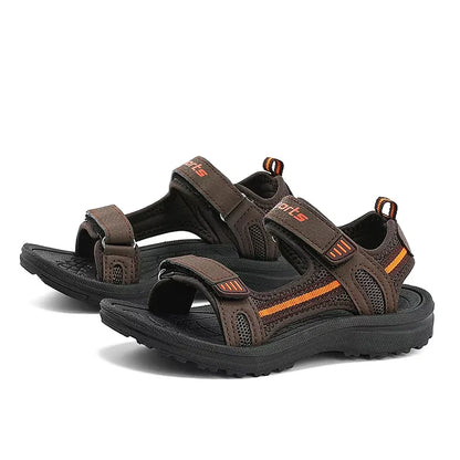 Children Casual Flat Sandals Boys Summer Beach Shoes Breathable Open Toe Non-Slip Kids Walking Footwear