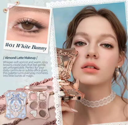Shell Jewelry Gift Set Makeup Kit Full Professional Lip Gloss Highlighter Blush Baked Powder 10pcs Kits
