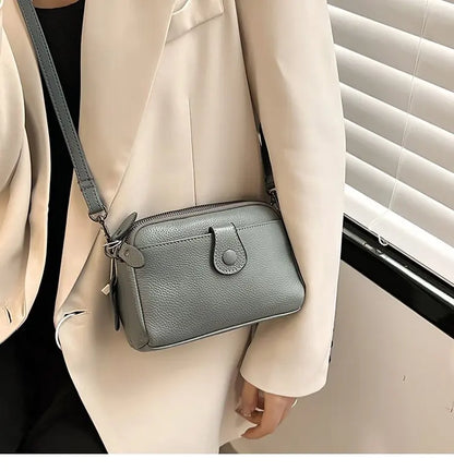 Women Genuine Leather Shoulder Bag New Casual Female  Small Crossbody Bags For Women Bag Cell Phone Bag Day Clutches