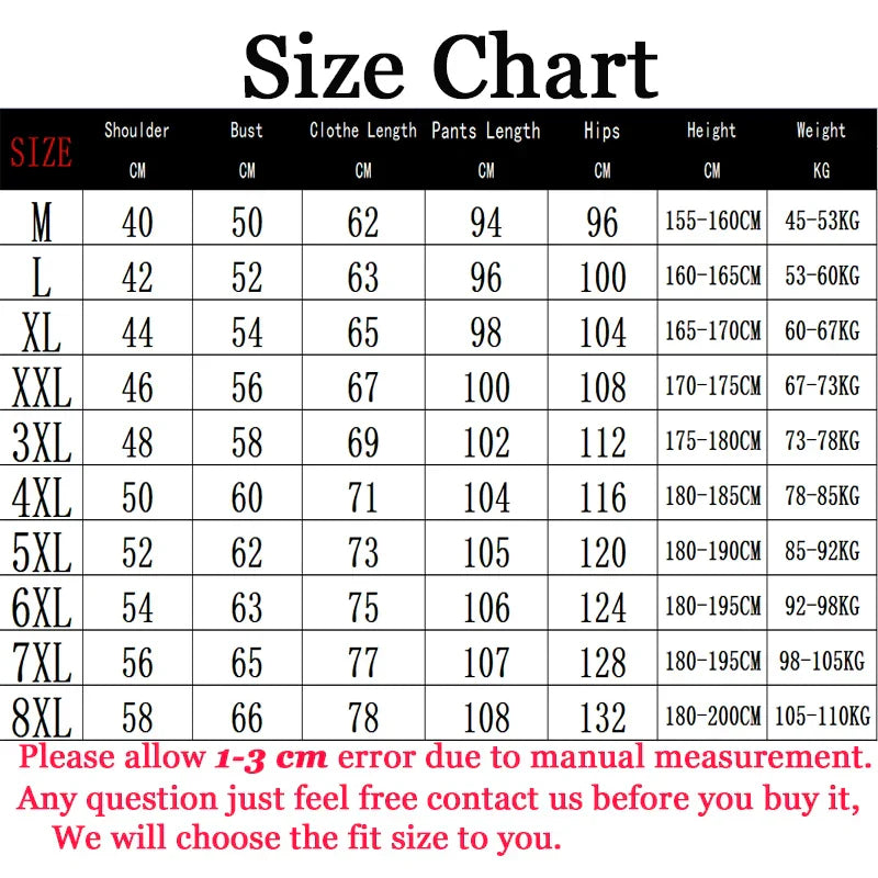 Men Set Large Size 6XL 7XL 8XL 9XL Fashion 2025 Autumn Winter Homme Suit Sweatshirt Sweatpants Men's Set Male Tracksuit Jacket