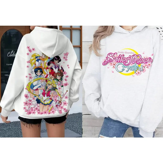 Hoodie Women, Autumn Winter Anime Printed Sweatshirt,Harajuku Y2k Loose Casual Pullover Coat for Ladies
