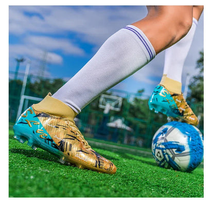 Professional Football Boots Men Soccer Shoes Society Football Cleats FG Lightweight Training Soccer Sneakers Outdoor Sports Shoe
