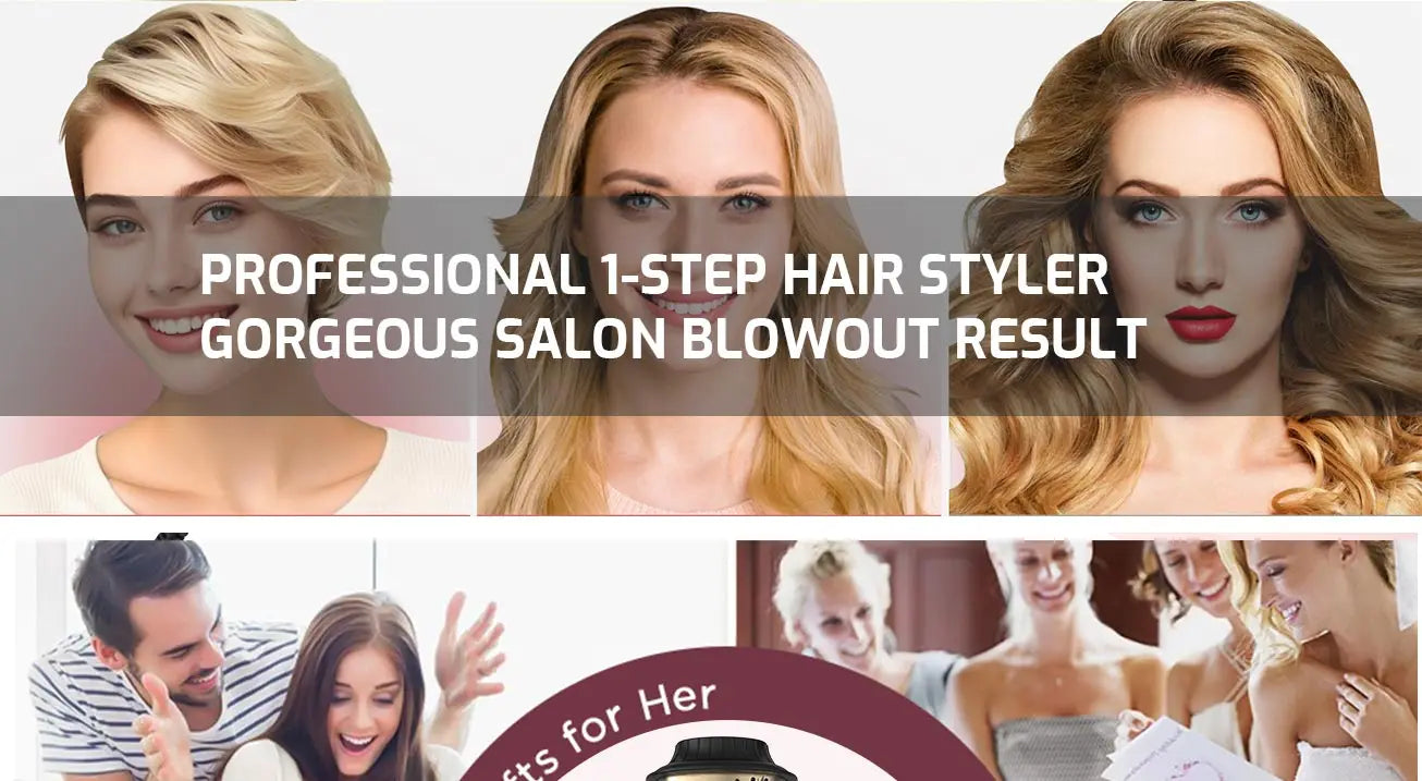 4 IN 1 Hot Air Brush One-Step Hair Dryer And Volumizer Styler and Dryer Blow Dryer Brush Professional 1000W Hair Dryers