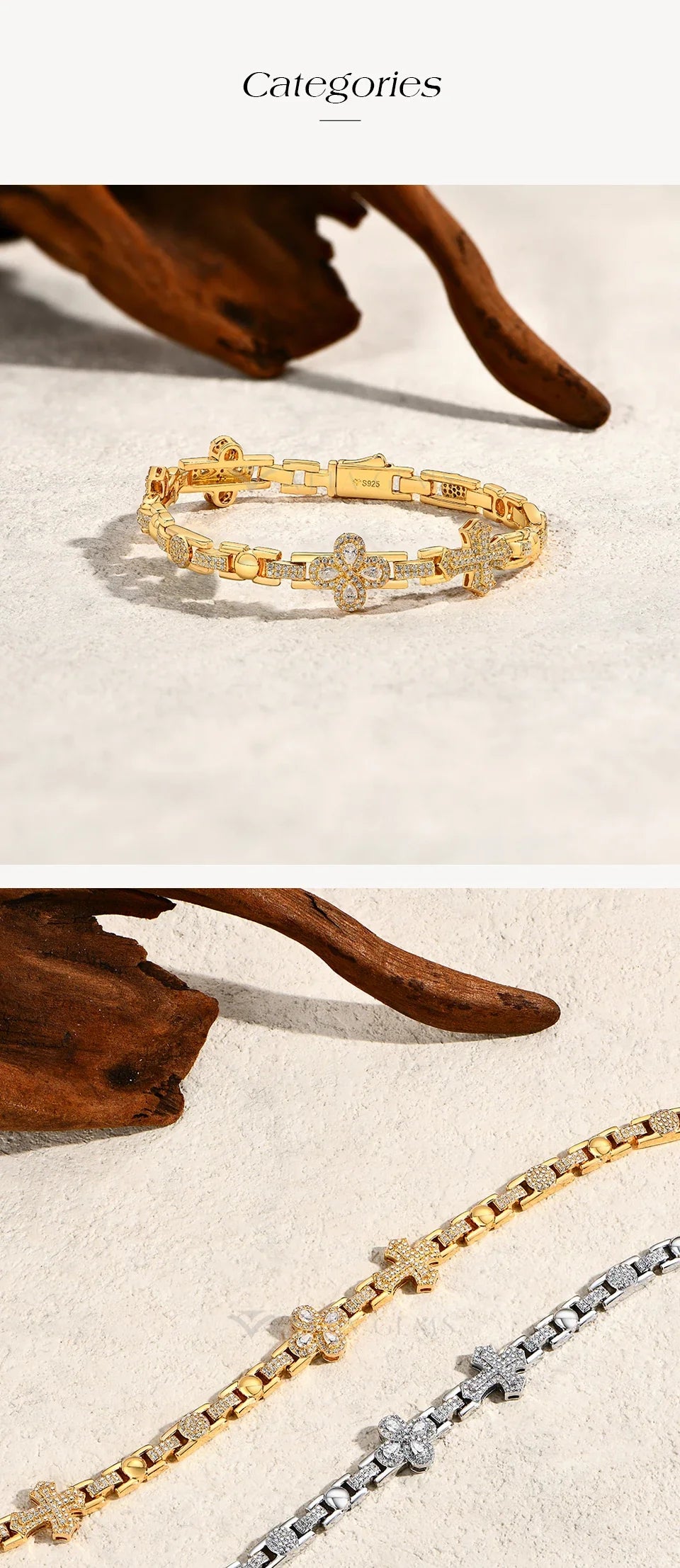DVVS1 Moissanite Bracelet 925 Silver Bracelets Original Certified Women's Chain For Wedding Engagement  Luxury Jewelry