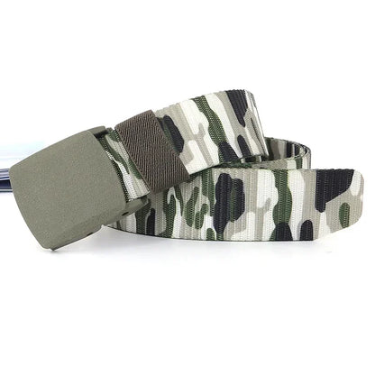 110/120/130/140/150/160/170cm Camo  - Belts Casual Jeans Accessories Branded Sports Outdoor Belts for Men Women