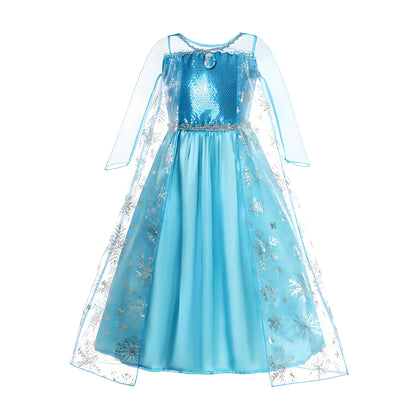 Cinderella Anna Elsa Costume Children Princess Dress for Girls Kids Cosplay Snow White Christmas Carnival Party Disguise Outfit