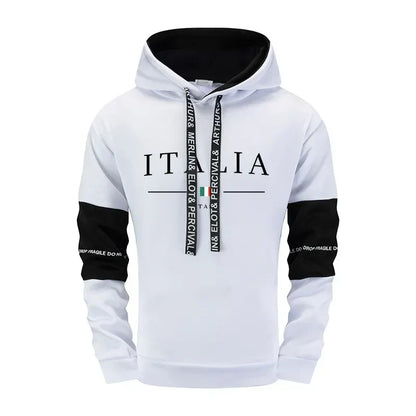 Mens Tracksuit Outdoor Quality Autumn Winter Simple Casual Sports Hooded Single Sweatshirts And Sweatpant Comfort Sports Fitness