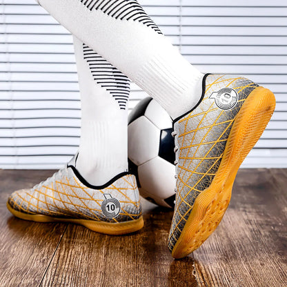 Stylish And Comfortable Adult Training Match Sports Football Shoes Outdoor Indoor Grass Sports Shoes For Youth Students 35-47#