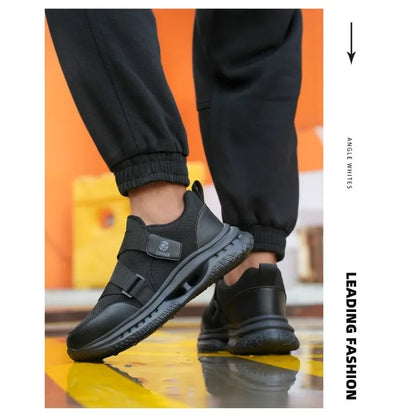 Lightweight Breathable Labor Protection Shoes Are Lightweight Anti Smashing Anti Puncture for Men A Must-have for Lazy People