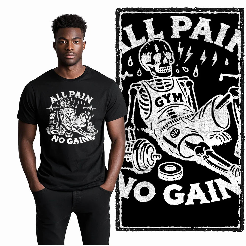 Coolmind YG Body building gym Cotton Exclusive Graphic Men T shirt for men cotton Big Size Cool BLACK men's novelty tee shirt