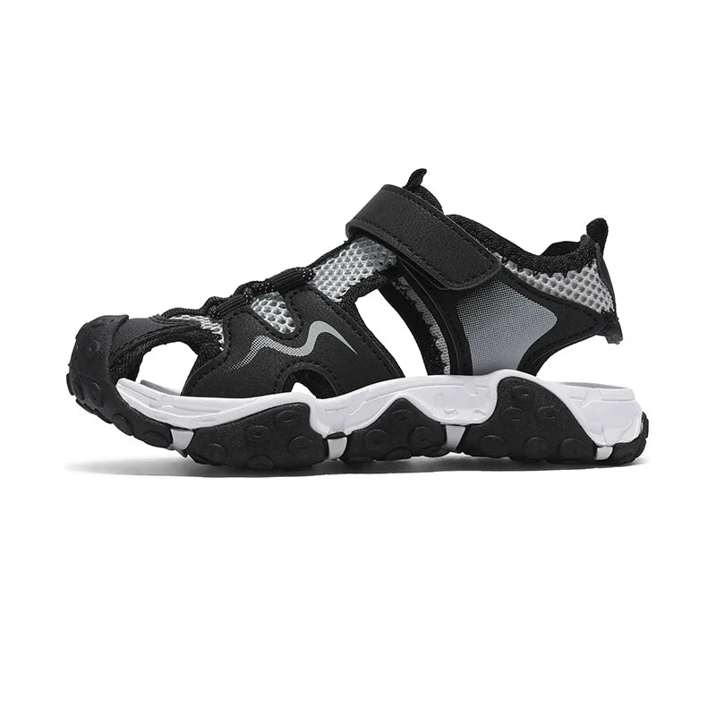 Children Sandals Summer Boys Barefoot Shoes Outdoor Water Sneakers Non-slip Fashion New Sports Sandals for Boy 4-12 Years