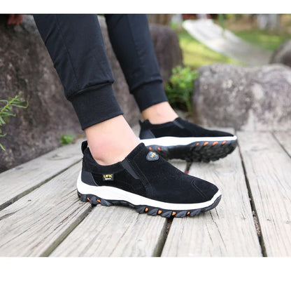 Casual Men's Sports Shoes Outdoor Walking Loafers Comfortable Shoes Fashionable and Lightweight Plus Size 38-50