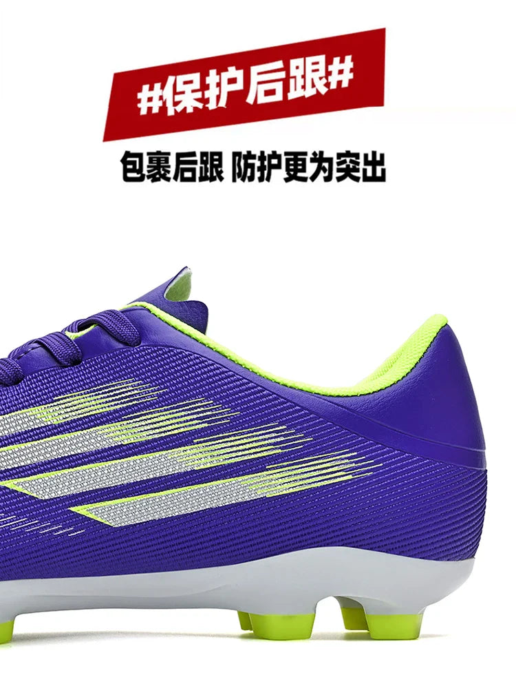 Men's High Top Soccer Shoes FG/TF Long Spikes Adult Football Boots Lightweight Professional Athletic Training