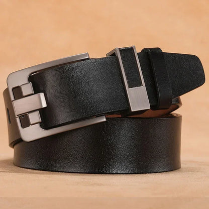 2024 Genuine Leather Belt Men 140 150 160 170cm Large Size Luxury Designer Belts Split Leather High Quality Waist Belt