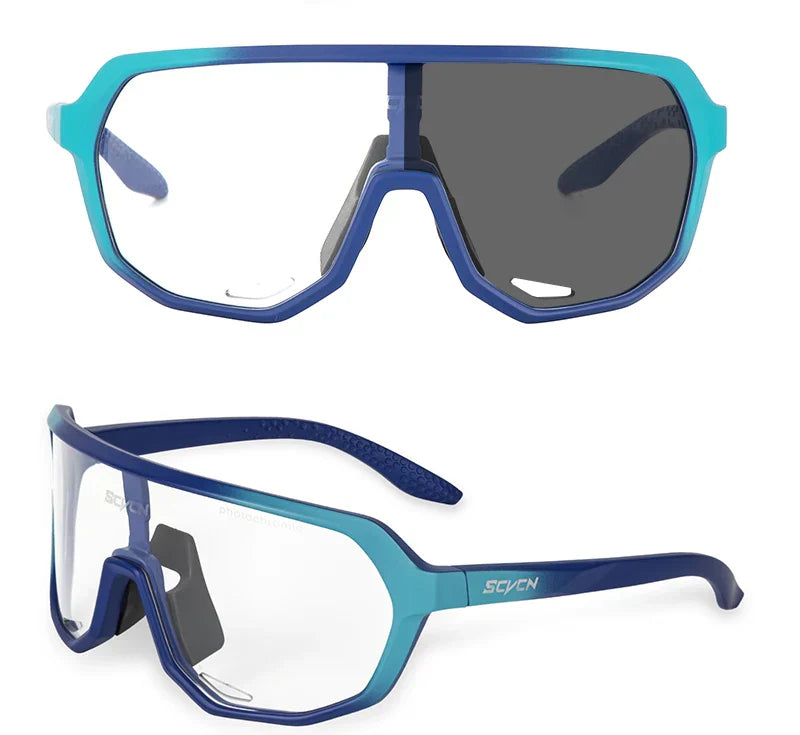 Photochromic Cycling Sunglasses Cycling Glasses UV400 Bicycle Eyewear Sports MTB Outdoor Bike Goggles Sunglasses Eyepieces