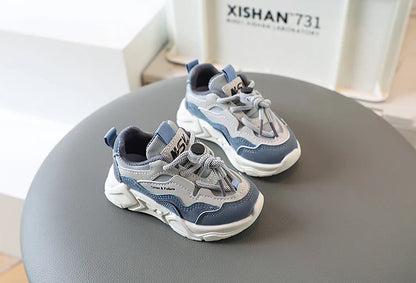 Children Sneakers for Boys Girls Lace-up Non-slip Spring New Girls Sport Shoes Classic Kids Casual Running Cute Toddler Shoes
