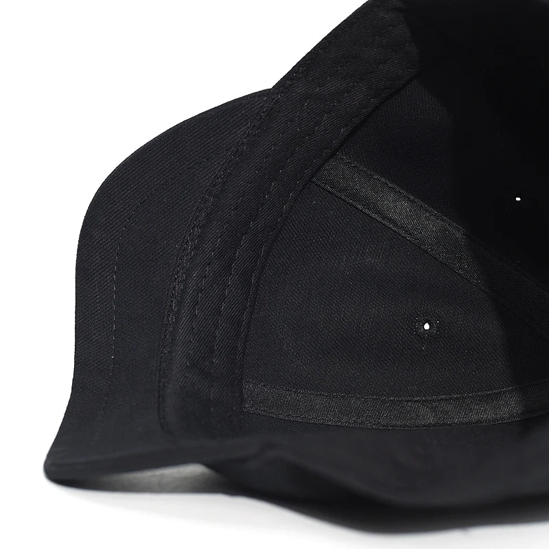 Short Brim Cotton Baseball Cap Men Women Casual Vintage Dad Hat Adjustable
