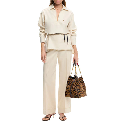 Women Elegant Solid Blouse Spring Summer Casual Long Sleeve V Neck Loose Shirt Office Lady Tunics Fashion Tops 2025