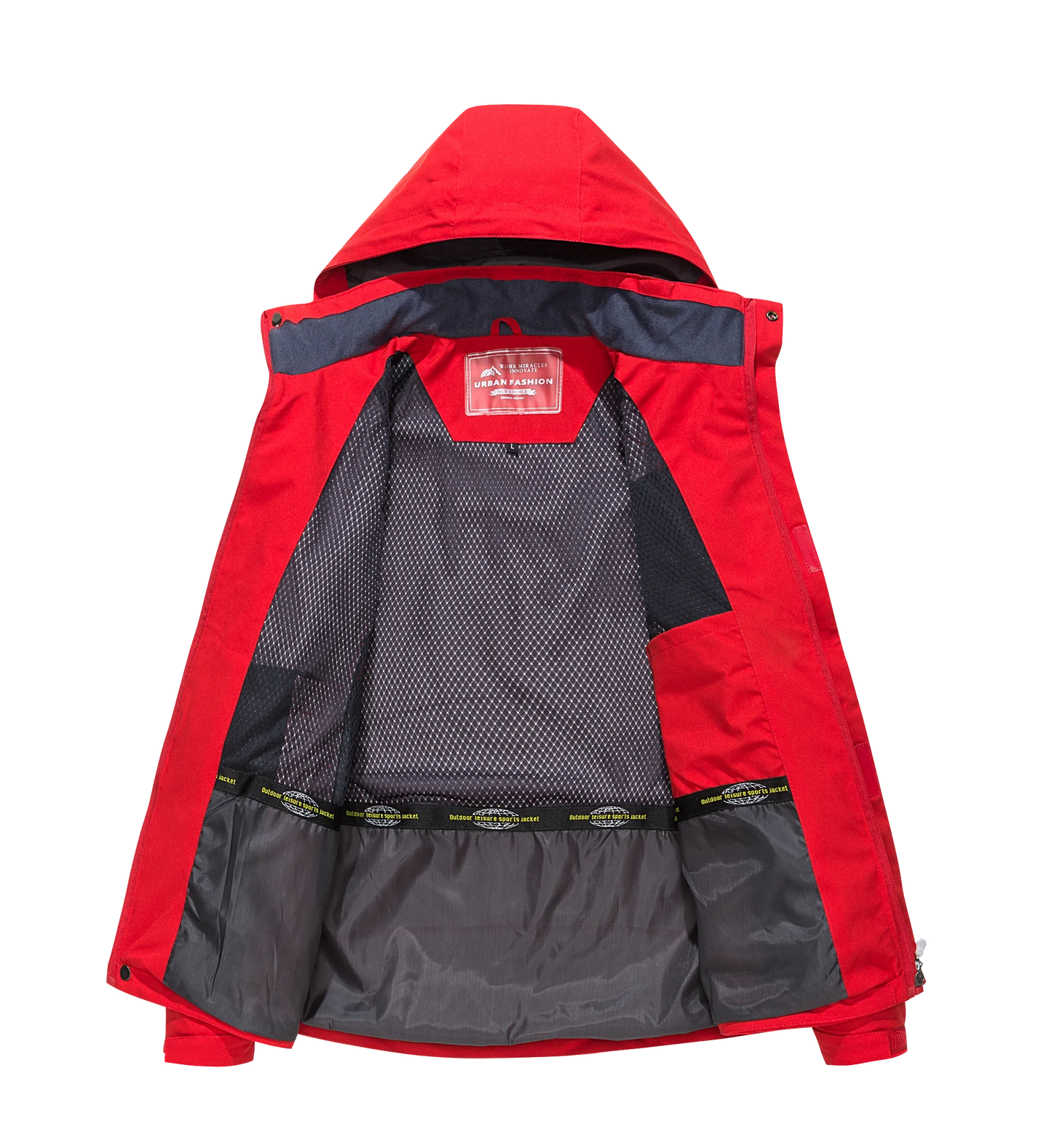 Jaqueta Masculina Impermeável de Caminhada Tamanho Grande Corta-Vento Quebra-Vento Acampamento Caça Corrida Trekking Pesca Casaco Masculino Exterior