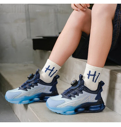Summer Children Breathable Casual Shoes Non-slip Sneakers for Boys Girls School Walking Outdoor Sport Basketball Size 29-39