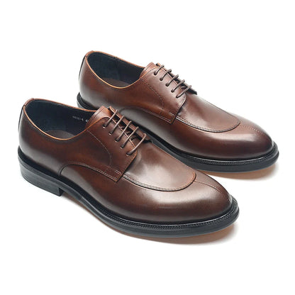 Luxury Handmade Wedding Party Men's Dress Shoes Cow Genuine Leather Lace-up Oxfords Derby Formal Business Social Male Footwear