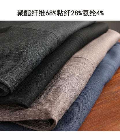 Terno Masculino de Alta Qualidade Formal Social Slim Fit Abotoamento Duplo Listrado Conjunto de Terno Noivo Casamento Roupa de Festa Smoking Roupa Masculina