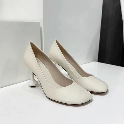 Eilyken Designer Round Toe Women Pumps Sexy Thin High Heels Stripper Shoes Spring Autumn Concise Zapatos De Mujer