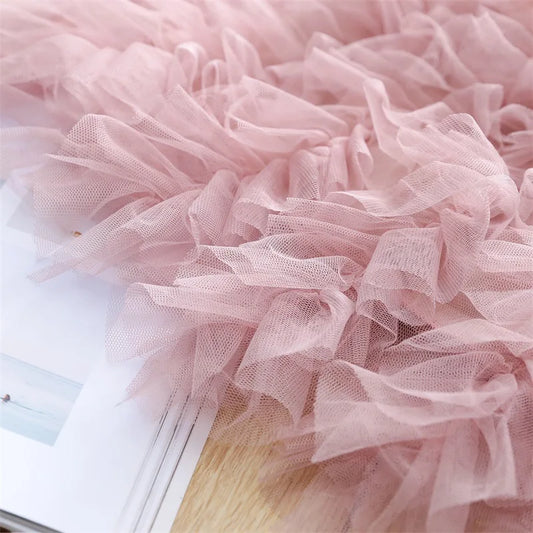 Saia Princesa para Meninas Verão 2024 Nova Saia Camadas para Crianças Bebê Moda Fofa Doce Vestidos Infantis para Meninas Roupas de Menina