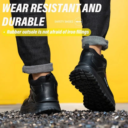 6KV Safety Shoes Fashionable Men's Insulated Are Waterproof  Puncture  Slip Resistant  Comfortable and Breathable