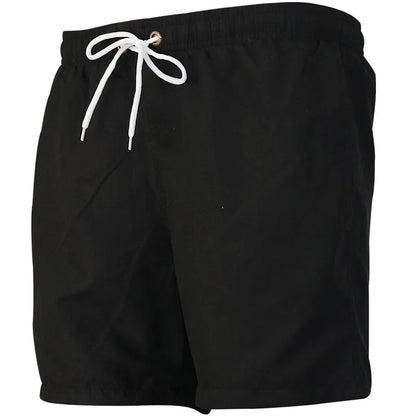 Quick Dry Men's Beach Shorts Summer Swimwear Boardshorts Male Casual Surfing Trunks Elastic Waist Beachwear