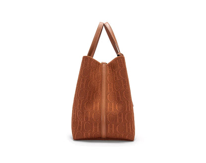 Fashionable Classic New Solid Color Outer Bag Women's Handbag Exquisite Handcrafted Weaving Large Capacity Handbag