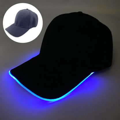 Baseball Caps Night Glow Light Cap Boys Girls Fashion Headwear Costumes Accessory Caps Hats