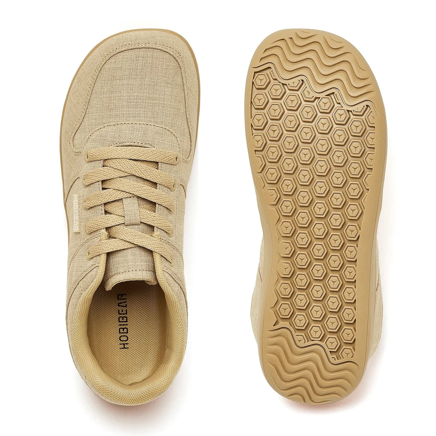 Unisex Barefoot Shoes for Men Women Wide Minimalist Walking Sneakers Lace-Up Outdoor Lightweight Running Shoes